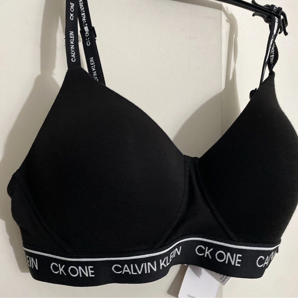 Calvin Klein Women's Modern  Bra, Black size L NWOT